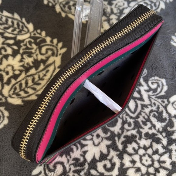 Kate Spade Wrapping Paper Large Tote Multi & Staci Wrapping Paper Stripes Wallet - Picture 11 of 16